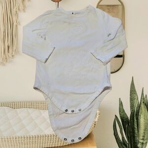 Vintage Tommy Hilfiger 100% Cotton White Embroidered Onsie Size 24 Months